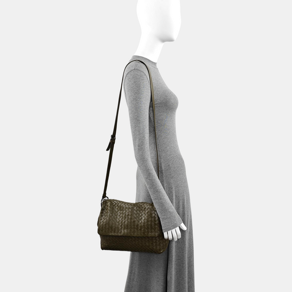 Calfskin Shoulder Bag Green