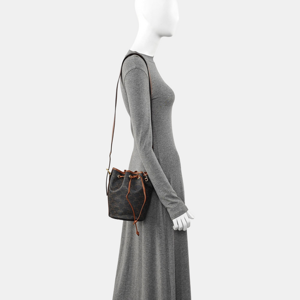TRIOMPHE CANVAS Small Coated Canvas Brown