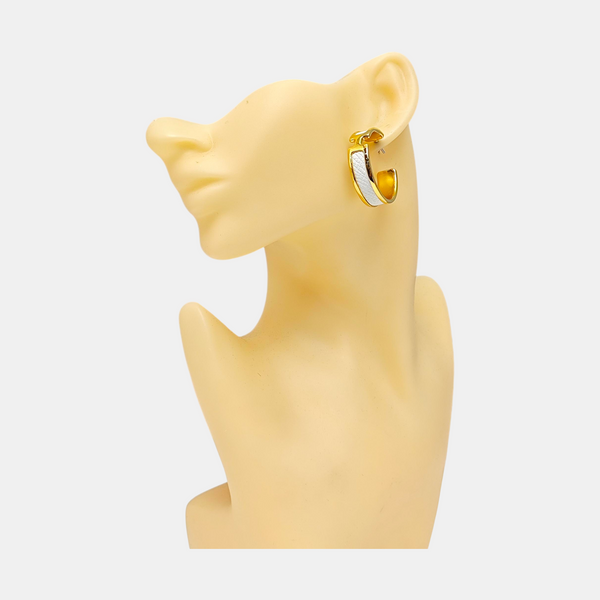 Metal Gold Earrings