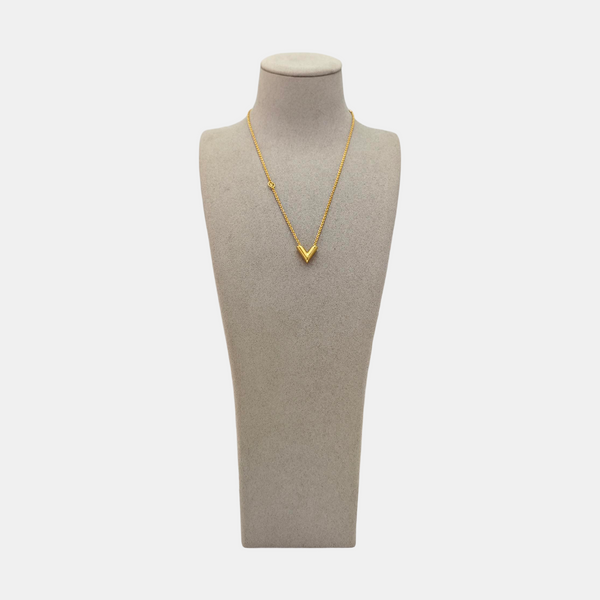 LV & ME Metal Gold Necklace