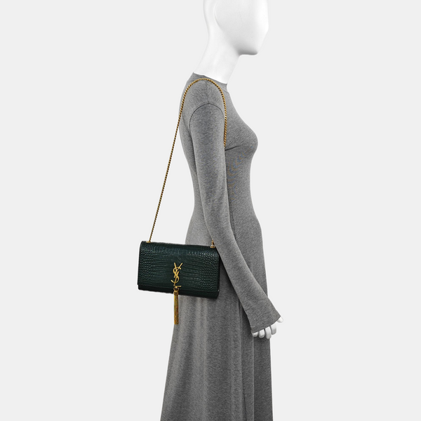 KATE Medium Calfskin Green