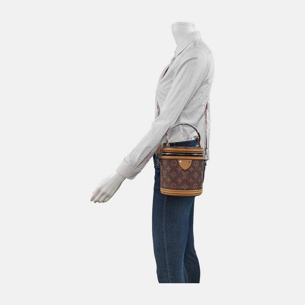 CANNES Monogram Calfskin Brown