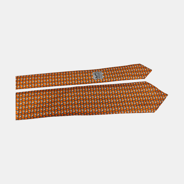 Mulberry Silk Tie Orange