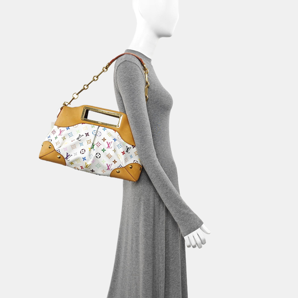 LV × TM JUDY MM Monogram Coated Canvas White