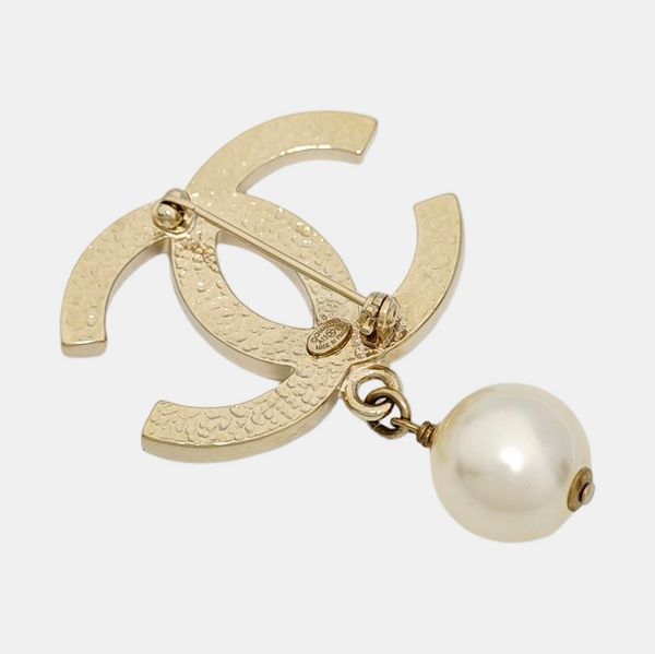 Metal Gold Brooch