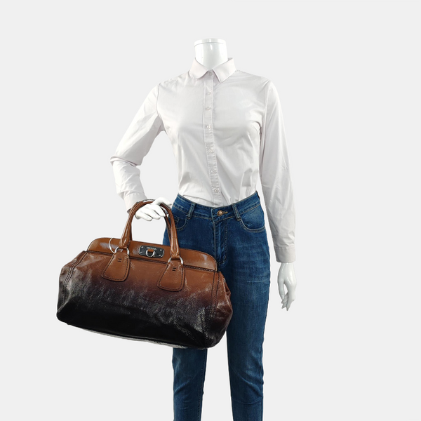 Calfskin Tote Bag Multicolor