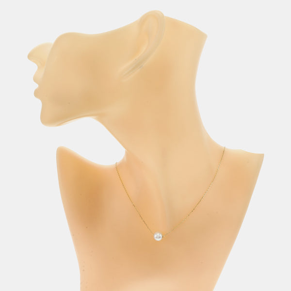 Streched 18k Gold Necklace