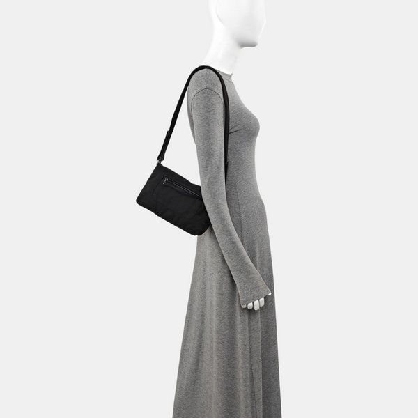 Nylon Shoulder Bag Black
