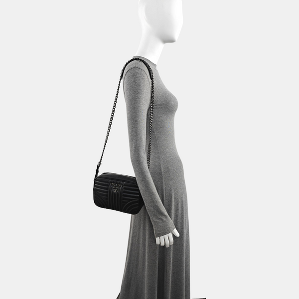 Diagramme Quilted Calfskin Black