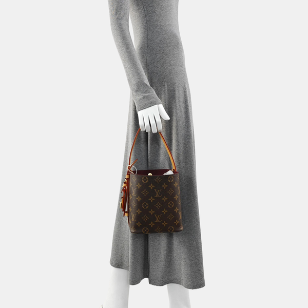 ALL IN BB Monogram Coated Canvas Brown