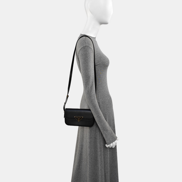 Emblème Saffiano Calfskin Black