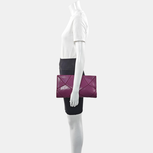 Python Clutch Purple