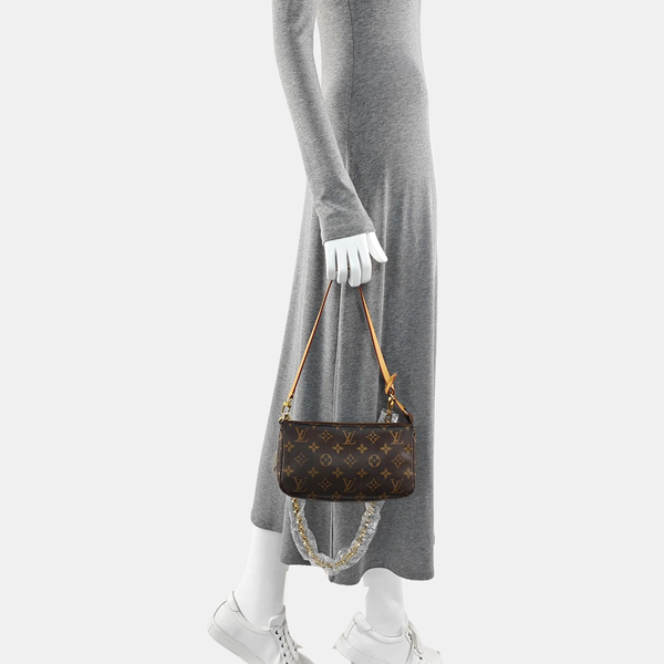 ACCESSOIRES GM Monogram Coated Canvas Brown