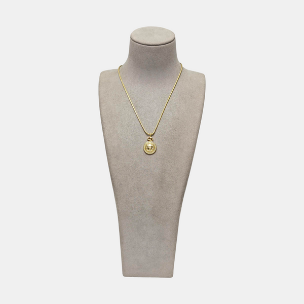 Petit CD Metal Gold Necklace