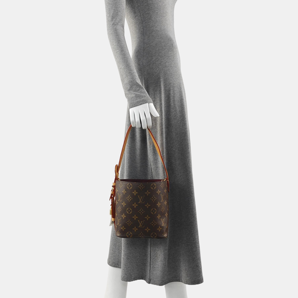 ALL IN Monogram Coated Canvas Brown