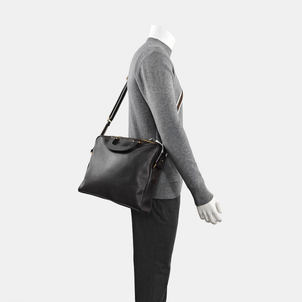 Calfskin Shoulder Bag Brown