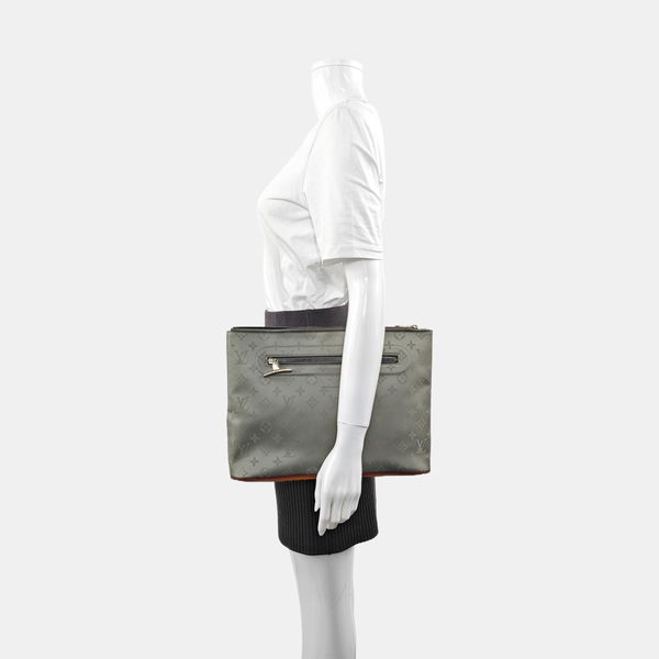 Monogram Coated Canvas Gray