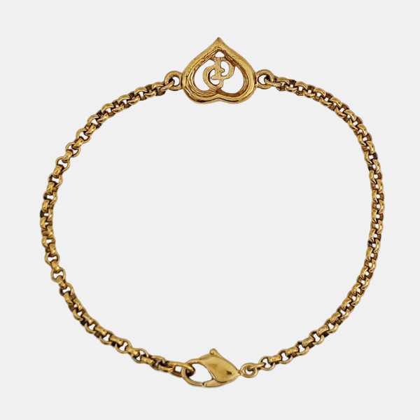 Petit CD Metal Gold Bracelet