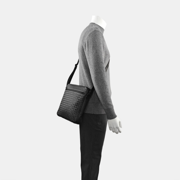 Calfskin Crossbody Bag Black