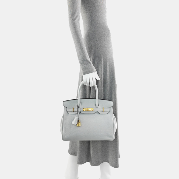 Birkin 30 Clemence Blue