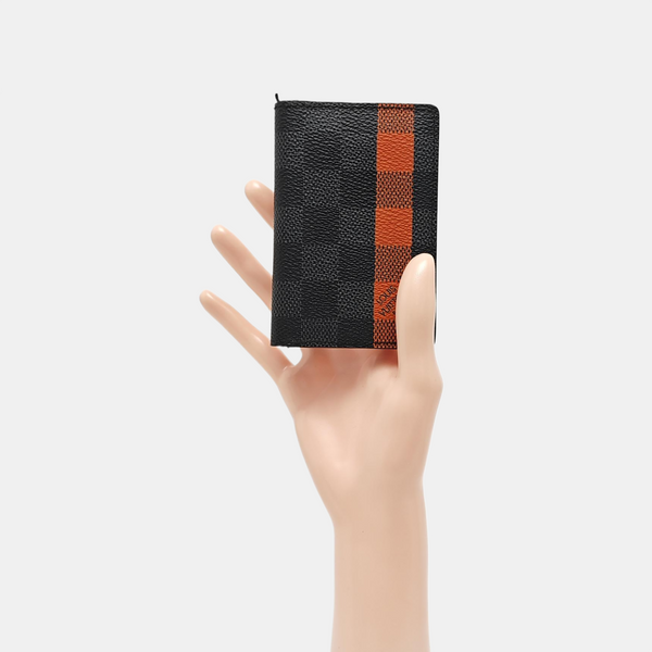 Damier Graphite Coated Canvas Wallet Gray