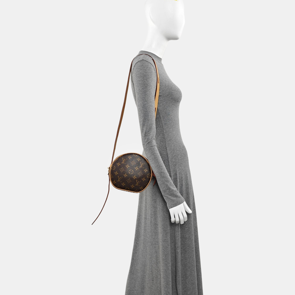 BOITE CHAPEAU PM Monogram Coated Canvas Brown