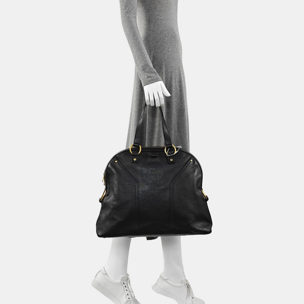 MUSE Extra Large Calfskin Black