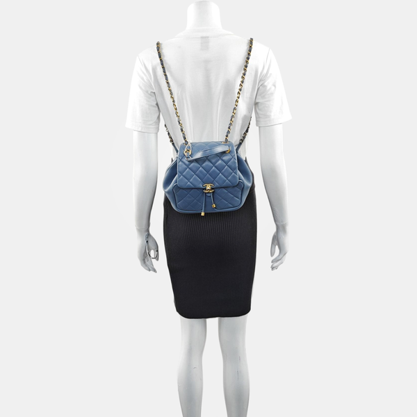 Quilted Lambskin Blue