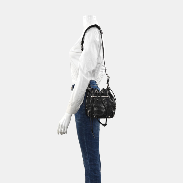 Le Cagole S Lambskin Black