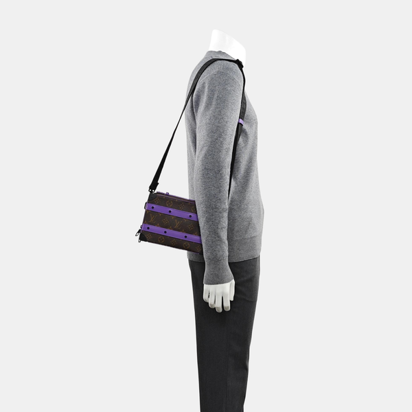 SOFT TRUNK Monogram Coated Canvas Brown
