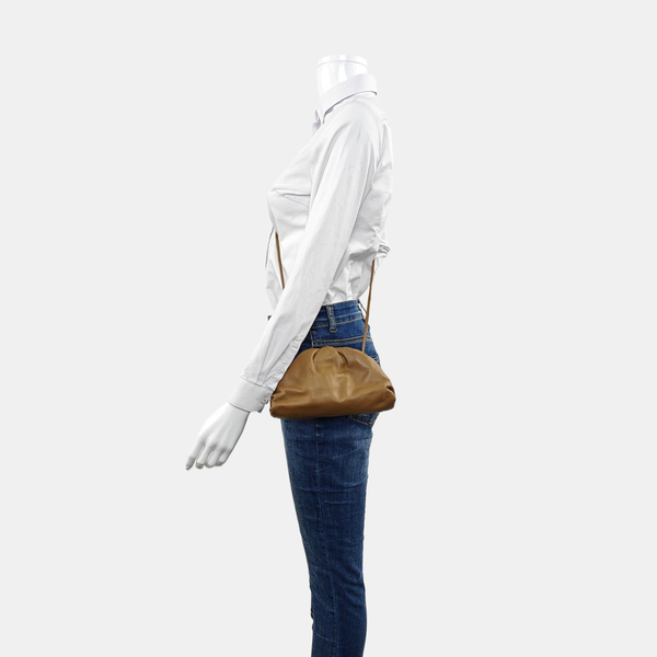 Authenticated pre-owned The Pouch Calfskin Brown - Shoulder Bag at Looply