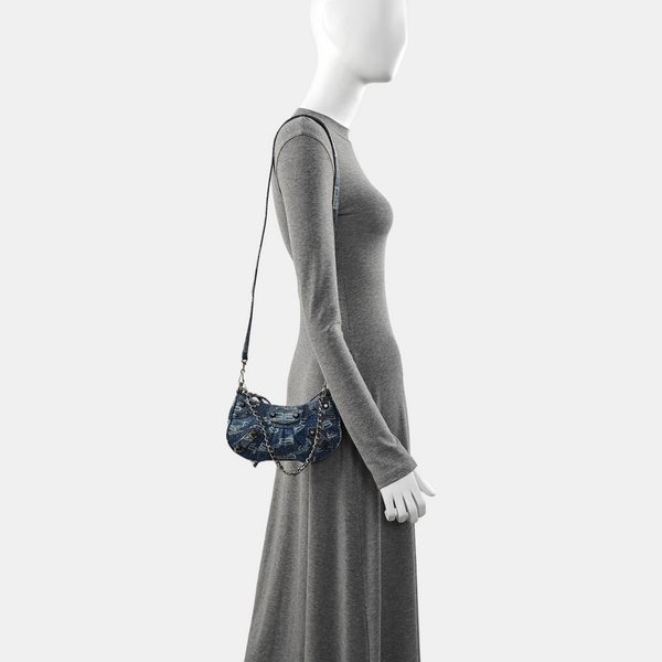 Le Cagole Mini Denim Blue