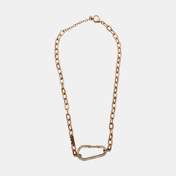 Steel Rose Gold Necklace