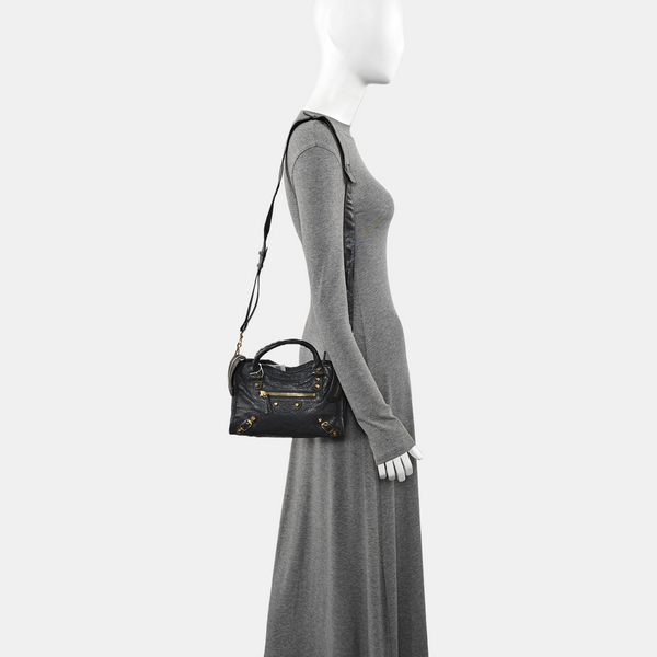 Classic City Mini Lambskin Gray