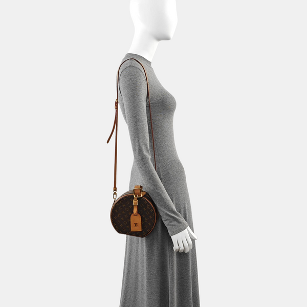 BOITE CHAPEAU PM Monogram Coated Canvas Brown
