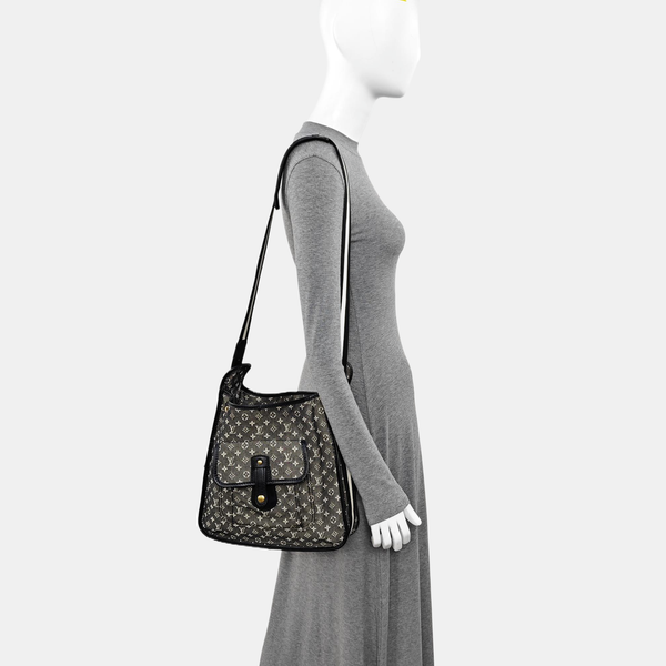 MARY KATE Monogram Canvas Gray