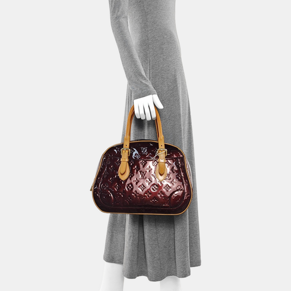SUMMIT DRIVE Monogram Patent Leather Red