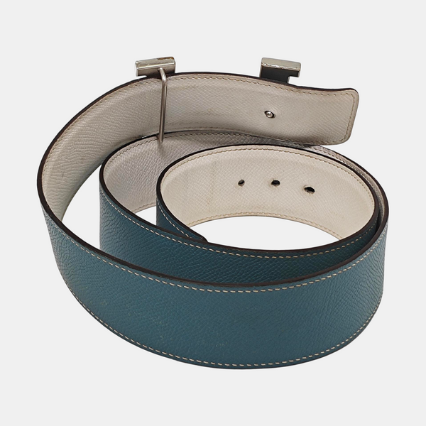 Leather Belt Blue