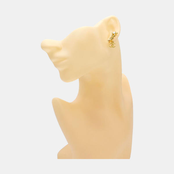 Metal Gold Stud Earrings