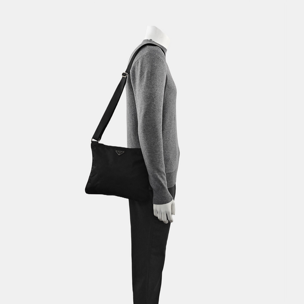 Nylon Crossbody Bag Nylon Black