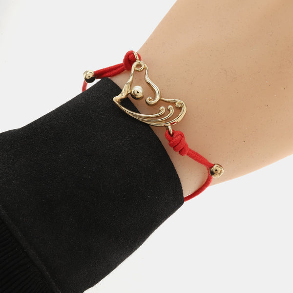 Fabric Red Bracelet