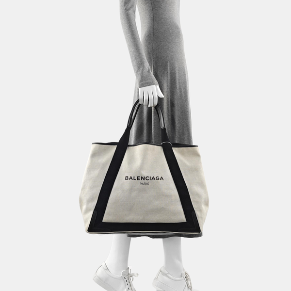 Navy Canvas White