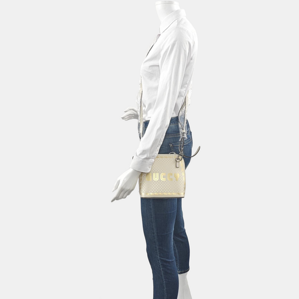 Gucci X Sega Mini Calfskin White