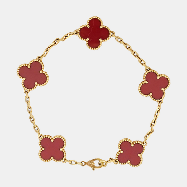 Vintage Alhambra 18k Gold Bracelet