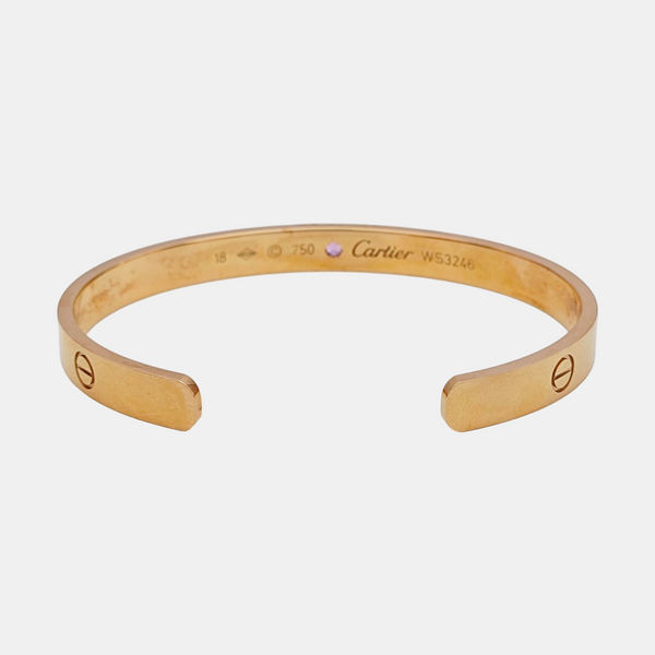 LOVE 18k Rose Gold Bangle