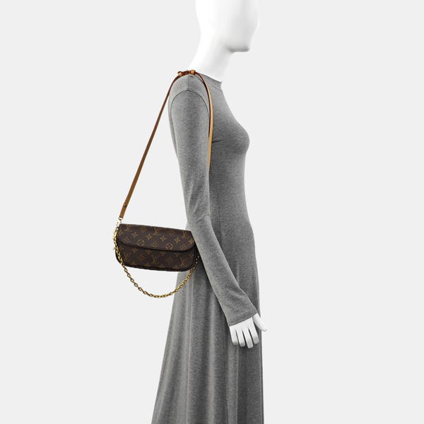 IVY Monogram Coated Canvas Brown