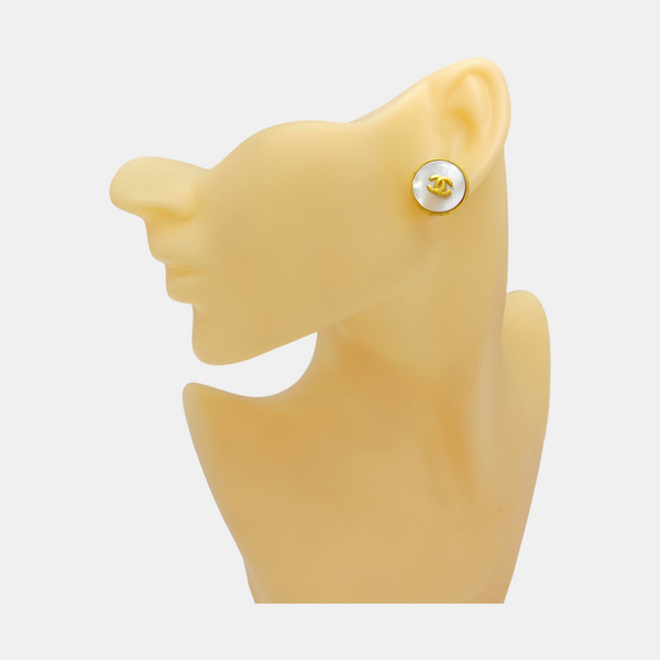 Metal Gold Clip On Earrings
