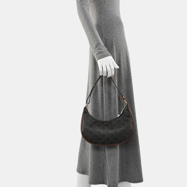 Authenticated pre-owned AVA Coated Canvas Brown - Top Handle Bag at Looply