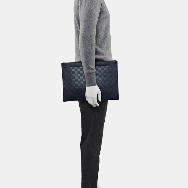 DISCOVERY GM Damier Calfskin Blue