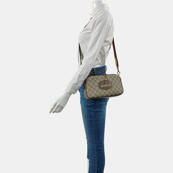 Neo Vintage Monogram Coated Canvas Beige